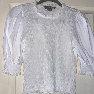 Veronica Beard Langston Top - white